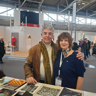 Charon Kransen with Designer
